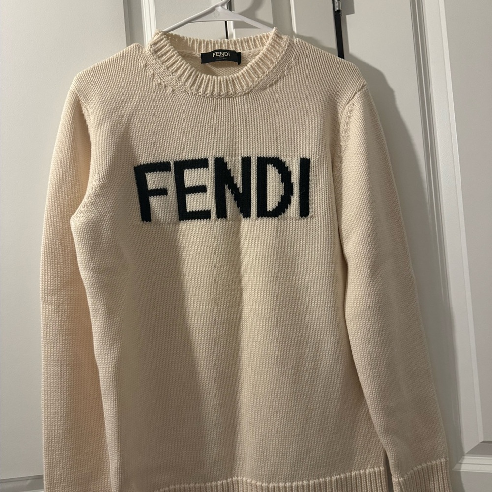 Fendi Ivory Knit Sweater